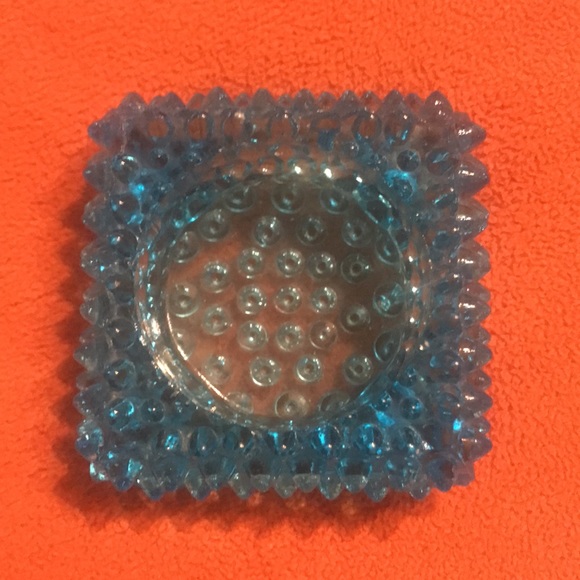 Blue Fenton Hobnail salt Cellar - Picture 3 of 8